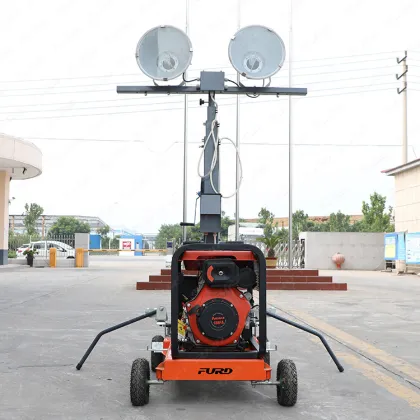 5m construction light tower retractable light tower construction equipment continuous working light tower mobile light tower