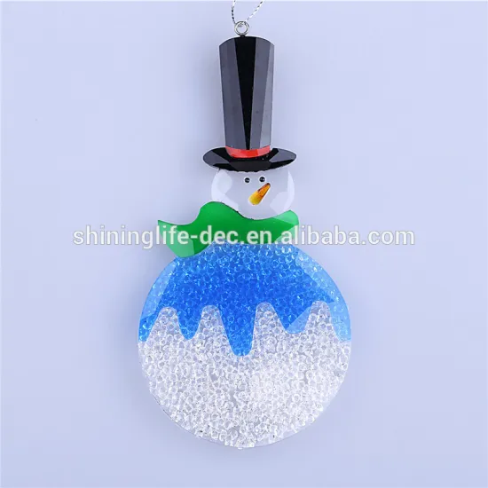 Snowman and snowball ornament new style festival decoration