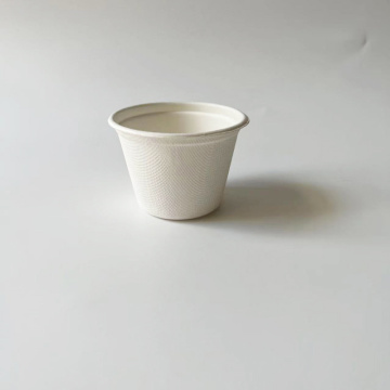 Food Grade Bagasse Disposable Tub With Bagasse Lid