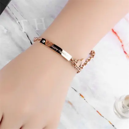 Rose Gold Bracelet 14k Gold