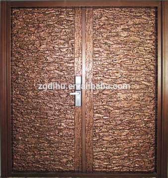 Cast aluminum double door