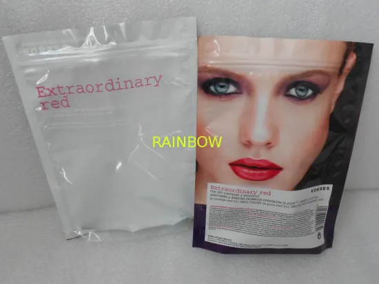 Custom Water - Proof Pet / Pe Cosmetic Packaging Bag For Facial Tissue, Facial Mask