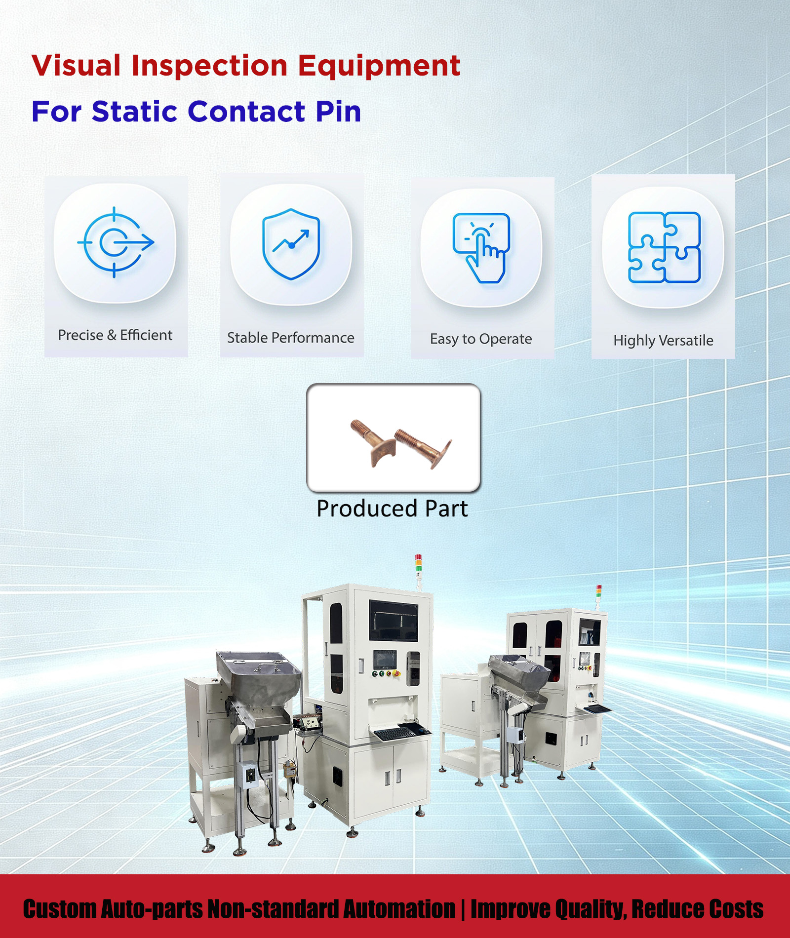 Visual Inspection Equipment For Static Contac