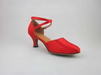 Red ballroom shoes women
