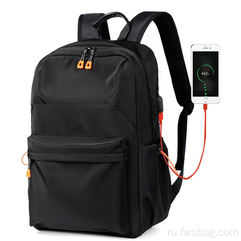 Дешевые производство мягкие электронные пакеты для ноутбука рюкзак водонепроницаемые USB -рюкзак для мужчин мешков для мужчин