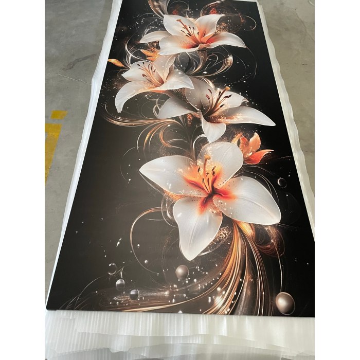 Lembaran marmar uv tahan lama bahan ekofriendly Rendah Penyelenggaraan panjang umur abadi rayuan estetika yang tidak dapat disesuaikan dengan saiz trimless edg