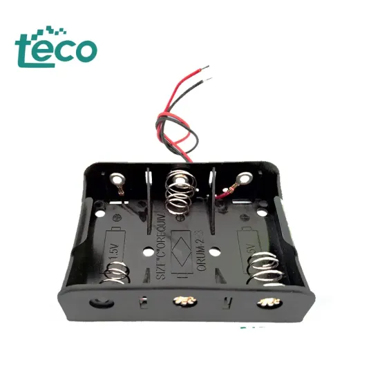 High Quality Black ABS 3-C Battery Holder with Lead Wire: Reliable Storage Solution for Your Devices