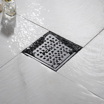 Drain de plancher de douche carré avec couvercle amovible