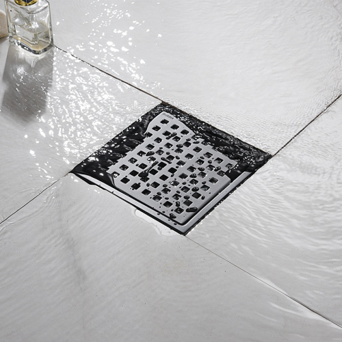 Square Shower Floor Drain ມີຝາປິດອອກໄດ້