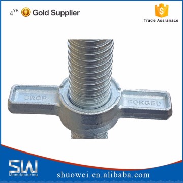 Scaffolding Shoring Prop Base/Head Jack, Adjustable Base Jack