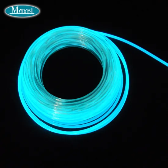 8.0mm Color-Changing Glowing Fiber Optic Rope Light for Swimming Pool Lighting