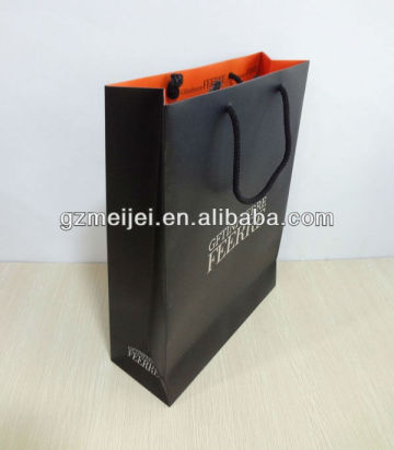 customized coated paper bag for appreal