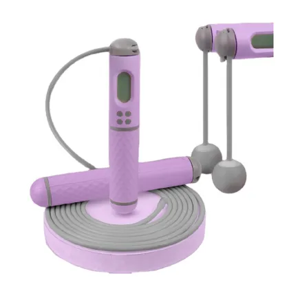 Smart LED Jump Rope: Electronic Adjustable Cordless Weight Loss Speed Digital Skipping Rope