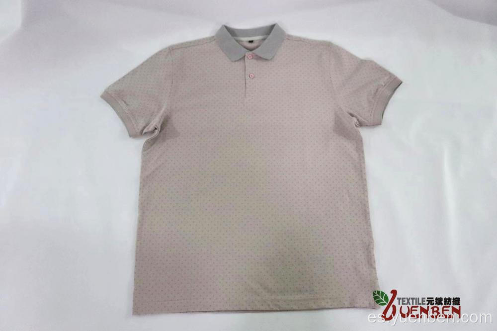 Jersey sólido 95% algodón 5% spandex con camisa estampada