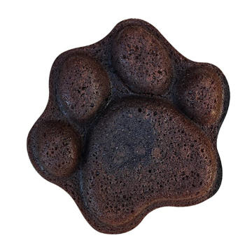 Panoramica della torta della zampa del cane in silicone 3D personalizzato