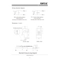 Free shipping SCT013-050 Input 0-50A Output 0-1V Split Core Current Sensor AC Current Transformer Test Current Vacuum Sensor