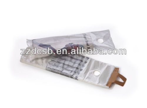 Clear LDPE Newspaper Bag With Cardboard Handle