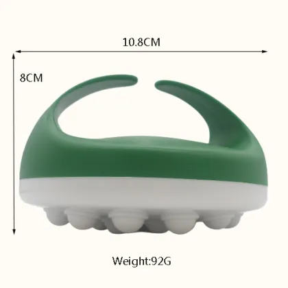 Green White Handle Plastic Massage Tools