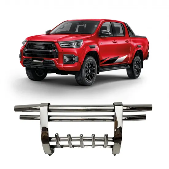 Steel Front Bumper Bull Bar for Toyota Hilux Revo Rocco 2015-2022