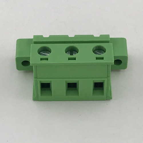 7.62mm pitch terminal block with locking screw holes