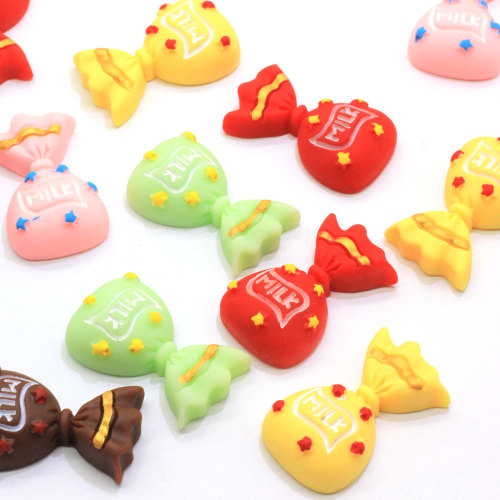 Δημοφιλή σοκολατάκια σε σχήμα καραμέλας Flatback Beads Slime DIY Παιχνίδι Διακόσμηση Τηλέφωνο Κέλυφος Στολίδια Χάντρες Γούρια