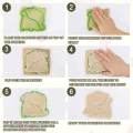 1Pcs Plastic Sandwich Cutter Home DIY Puzzle Shape Sandwich Bread Toast Mould Cutter Creative Lunch Kitchen Baking Accessories