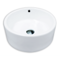 Ceramic Top Counter Wash Sinks in Bathroom