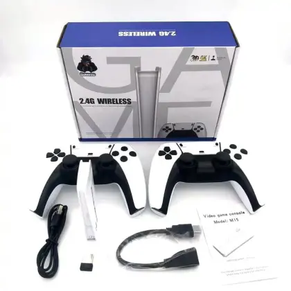 M15 Game Console: 4K Player, Wireless Controller, 64GB Retro Handheld Console