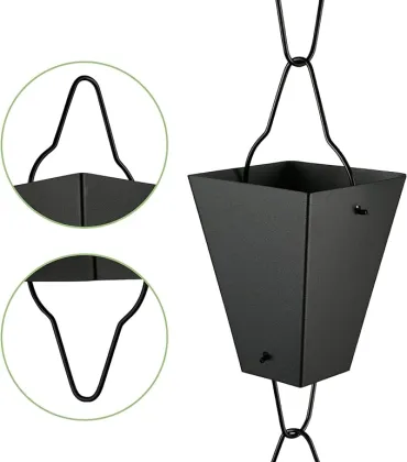 Wholesale Rain Cloud Chain Set Rain Bell Aluminum Water Garden