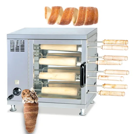 Commercial Wood Kurtos Kalac Roll Chimney Cake Machine: Gas Grill Rotary Type Oven for Sale