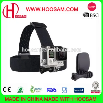 2015 New Sports Products Head strap Mount For GoPro + Quick Clip