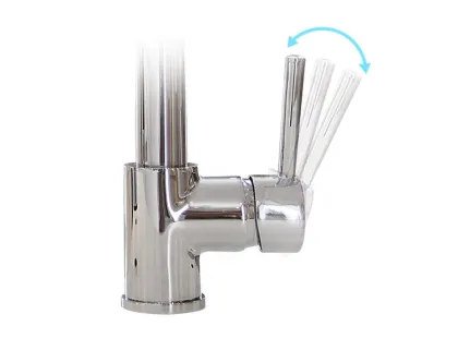 HIMARK Single Hole Brass Kitchen Faucet - Gourmet Cozinha Gourmet Grifo