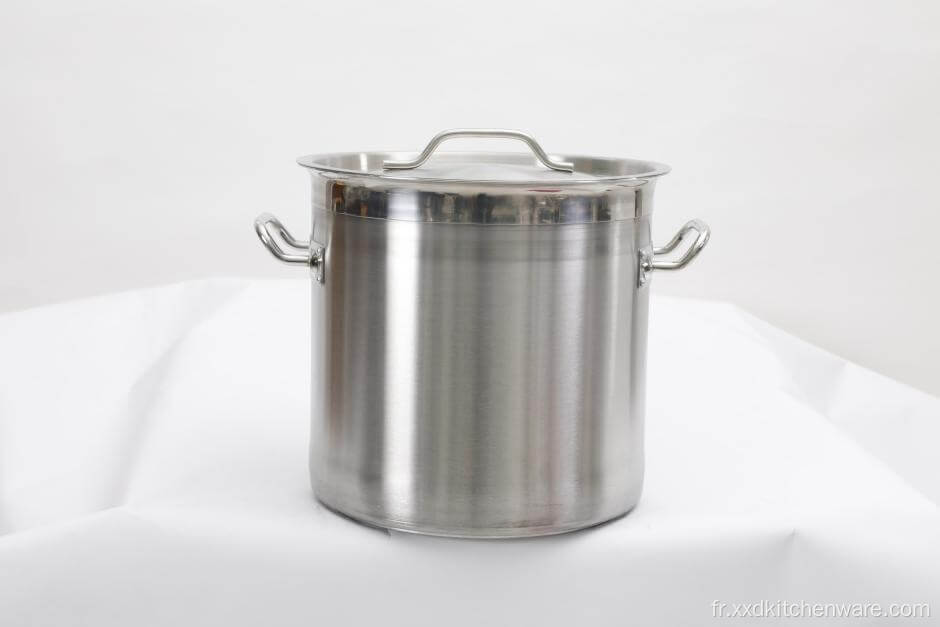 304 Stockpot de cuisine en acier inoxydable