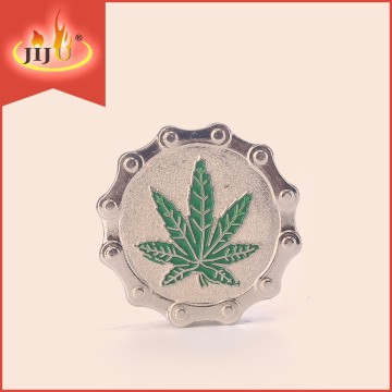Made in China unique fancy zinc manual cylinder device wholesale tobacco auxiliary smokng herb grinder JL-057J