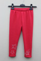 GIRL'S COTTON SPANDEX KNITTED Hot Drilling SOLID LEGGING