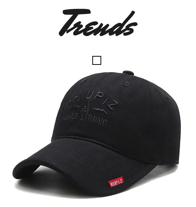 Baseball cap man winter soft top cap