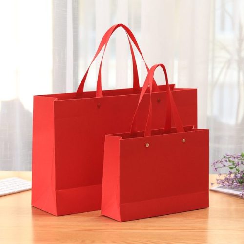 Custom Printed Cardboard Luxury Gift Bag for Boutique