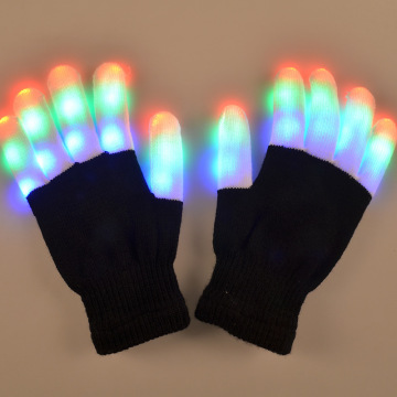 Party Rave Light Up LED Gloves - Luminous Glowing Flashing Gloves