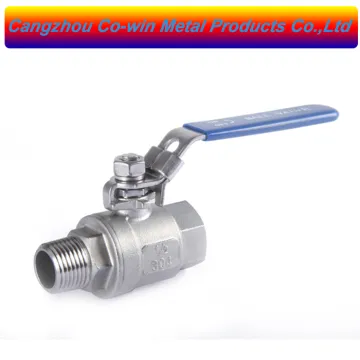 Stainless steel 304 and 316 Manual 2pc Ball Valve