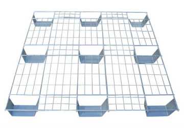 Heavy duty metal wire mesh galvanized steel pallet