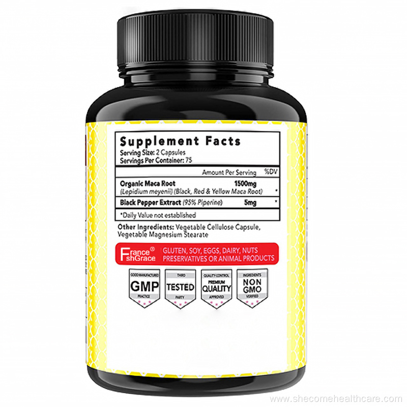 maca extract supplement Assists with Stress maca capsules