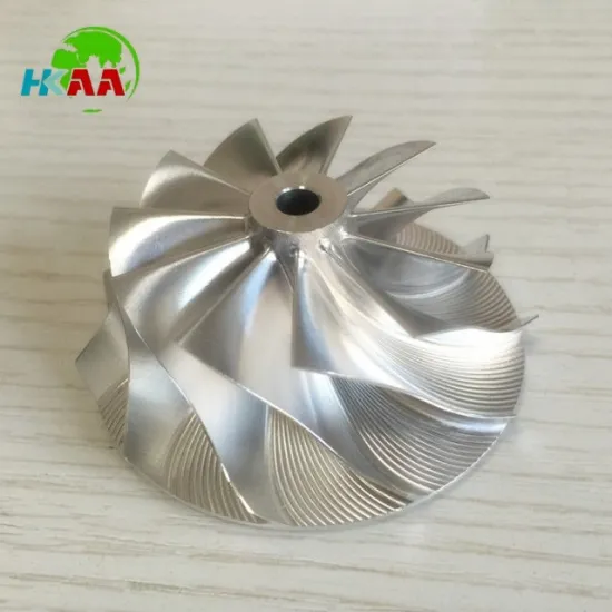 High performance 5-axis simultaneous motion cnc turning milling turbo billet compressor wheel
