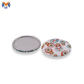 Mini pocket ronde make-up spiegel met logo