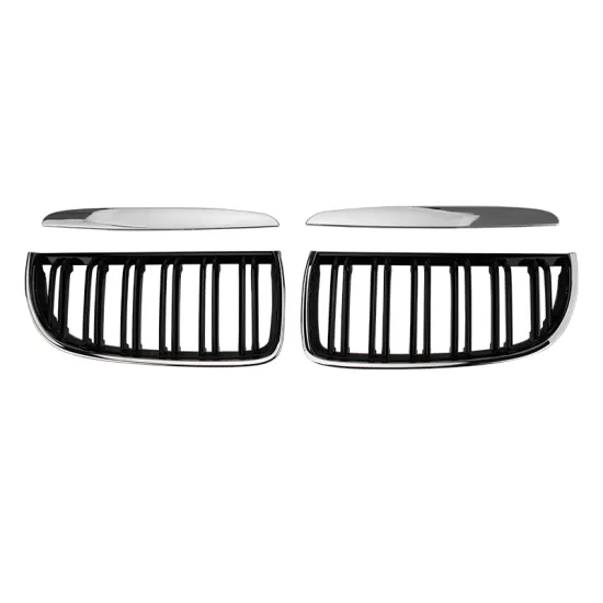 High Quality ABS Double Slot Front Car Bumper Grille for BMW 3 Series E90 2005-2008