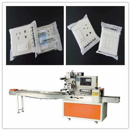 Switch panel automatic flow packaging machine
