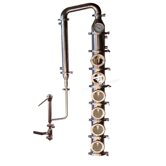 Stainless Steel Reflux Column and Bubble Cap Plates for Household Alcohol Distillation: A Guide to Homemade Vodka Equipment