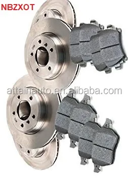 ATTAINAUTO NBZXOT Truck Disc Brake Pads & Ceramic Brake Discs