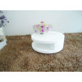 Coffee Table Small Rotatable Glossy White