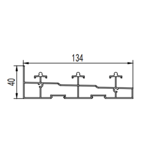 Mèles d'extrusion de fenêtre et de porte de porte coulissantes