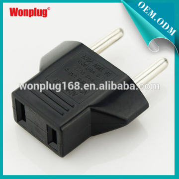 Universal US America 2 pin plug to Eu/euro Plug Adapter Europe Plug Adaptor